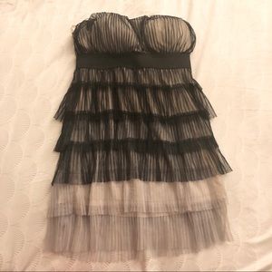 Strapless ombre dress